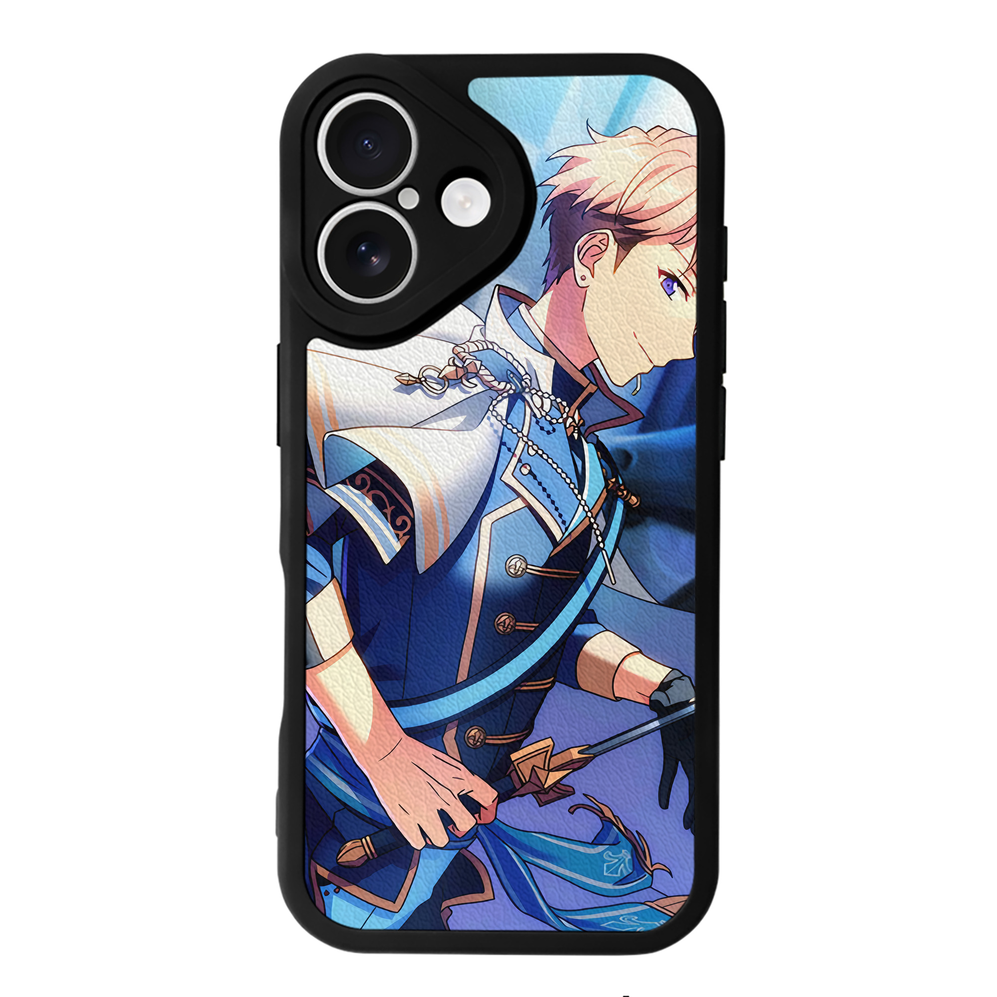 （画像用） あんさんぶるスターズ! Ensemble Stars 【iPhone 16シリーズ対応】シリコンスマホケース（レザー調） 材質：シリコン